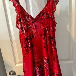 Red Rat & Boa dress